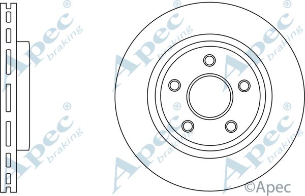 APEC BRAKING Тормозной диск DSK2936